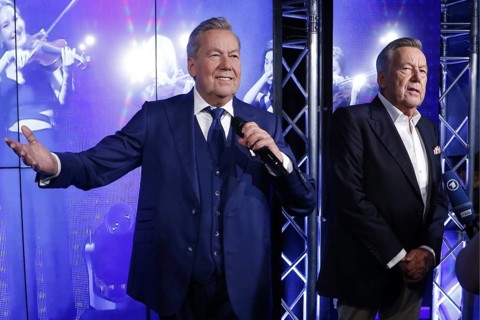 Roland Kaiser at the presentation of Roland Kaiser's wax figure for Kaisermania at Madame Tussaud's