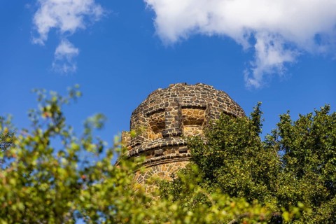 The Bismarck Tower in Radebeul, also known as the Bismarck Column, is one of around 145 Bismarck