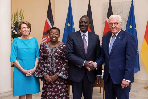 Elke Büdenbender (woman of the Federal President), Rachel Ruto, William Samoei Ruto (President of