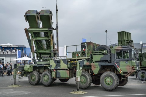 Bundeswehr Patriot air defence missile system, ILA 2024, International Aerospace Exhibition Berlin,