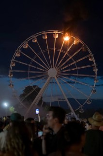 Ferris wheel catches fire at the Highfield Festival on Friday, Störmthaler See, 17.08.2024