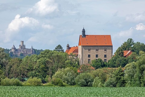 Marienburg Castle, Poppenburg Castle, Burgstemmen, Lower Saxony, Germany, Europe