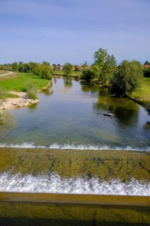 Mangfall near Heufeld, Bad Aibling, Upper Bavaria, Bavaria, Germany, Europe