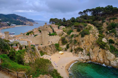 Cala Es Codolar, Tossa de Mar, Costa Brava, Catalonia, Spain, Europe