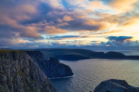 View of the Barents Sea, Nordkapp, Norway, Europe
