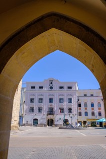 Museum Lauriacum on the main square, Enns, Mühlviertel region, Upper Austria, Austria, Europe