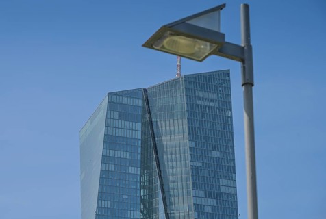 European Central Bank ECB, Main Building, Headquarters, Sonnemannstraße, Ostend, Frankfurt am Main,