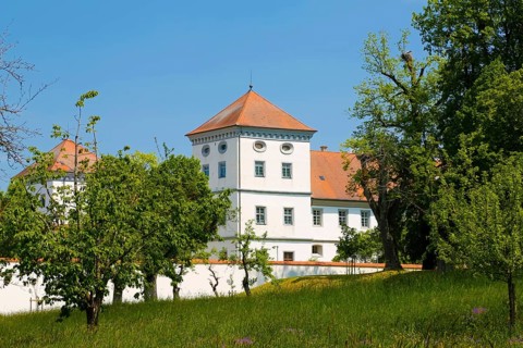 Meßkirch Castle, Castle of the Counts of Zimmern, Zimmern Castle, regular four-wing castle complex,