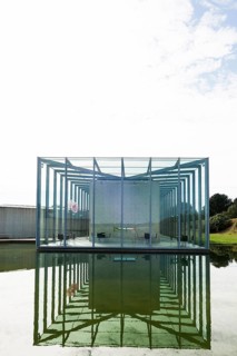 Art Museum and Langen Foundation, architect Tadao Ando, near Neuss, North Rhine-Westphalia,