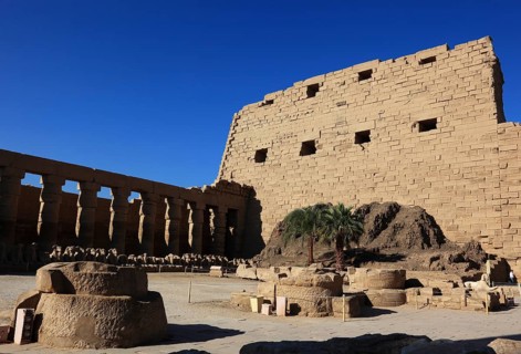 Luxor, Karnak Temple, part of the Amun Re Temple in Karnak, Africa, Upper Egypt, UNESCO World