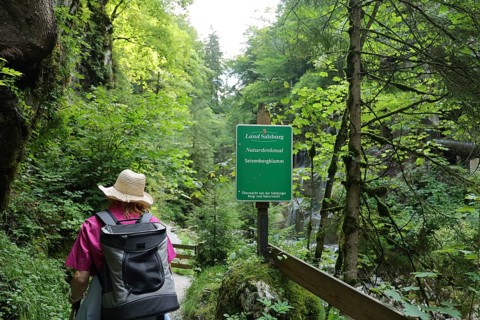 Seisenbergklamm gorge, natural monument, Pinzgau, Salzburger Land, Austria, Europe