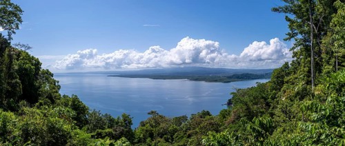 South Pacific and rainforest, Osa Peninsula, Punterenas Province, Costa Rica, Central America