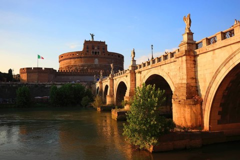 Castel Sant'Angelo, Castel Sant'Angelo, Mausoleo di Adriano, Mausoleum for the Roman Emperor