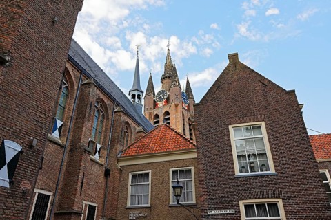 Historic city centre of Delft, Museum Het Prinsenhof in the former Sint Agatha monastery is