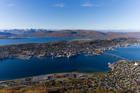 View of Tromso, September 2024, Norway, Europe
