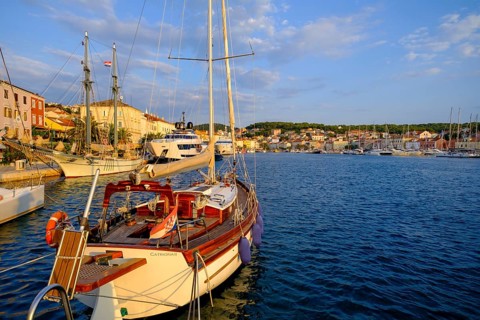 Harbour, Mali Losinj, Island of Losinj, Kvarner Gulf Bay, Croatia, Europe