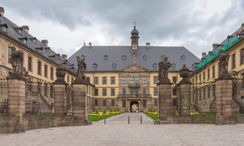 City palace, the residence of the Fulda prince-bishops, Fulda, Hesse, Germany, Europe