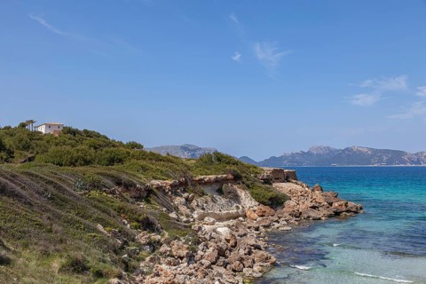 Landscape at the Platja de Sant Joan, Majorca