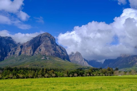 Mountains Jonkershoek Nature Reserve, Stellenbosch, Western Cape, South Africa, Africa