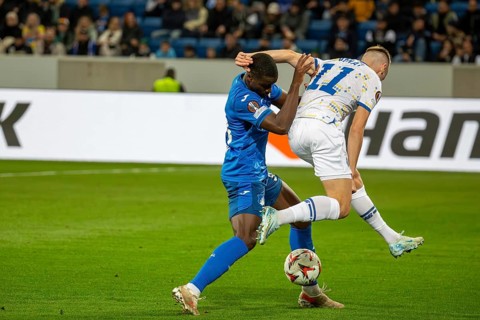 Football UEFA Europa League, 2024/25 season, matchday 2: TSG Hoffenheim v Dynamo Kiev. Picture: