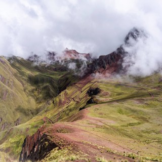 Pallay Punchu Rainbowmountain, Layo, Peru, South America