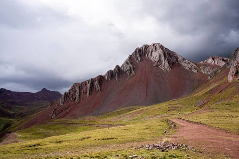 Pallay Punchu Rainbowmountain, Layo, Peru, South America