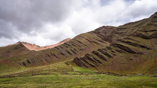 Pallay Punchu Rainbowmountain, Layo, Peru, South America