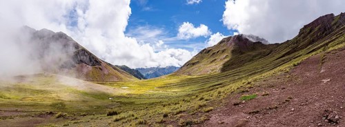 Pallay Punchu Rainbowmountain, Layo, Peru, South America