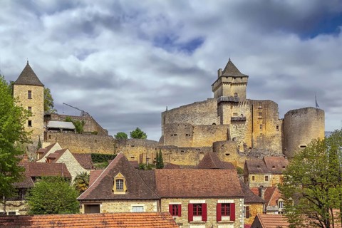 Chateau de Castelnaud is a medieval fortress in the commune of Castelnaud-la-Chapelle, Perigord,