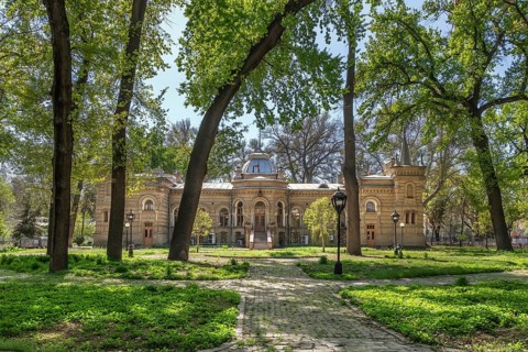 Palace of Prince Romanov in Tashkentcity center, Uzbekistan, Asia