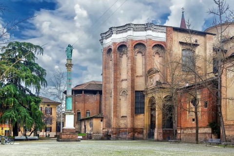 Basilica of San Domenico is one of the major churches in Bologna, Italy, Europe