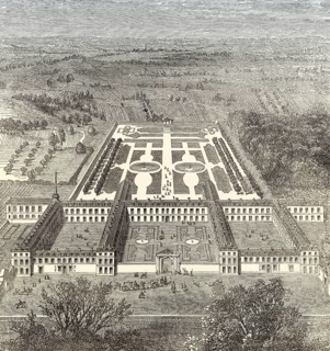 The Maison Royale de Saint-Louis in 1684, Saint-Cyr, Saint-Cyr-l'École, Yvelines, France, Europe