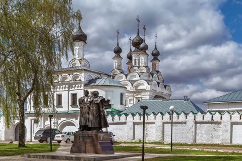 Holy Annunciation Monastery is Orthodox Monastery in Murom, Russia, Europe