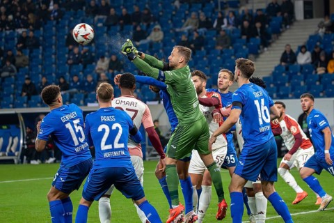 Football UEFA Europa League, 2024/25 season, matchday 4: TSG Hoffenheim v Olympique Lyon. Picture: