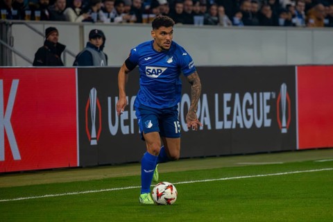 Football UEFA Europa League, 2024/25 season, matchday 4: TSG Hoffenheim v Olympique Lyon. Picture: