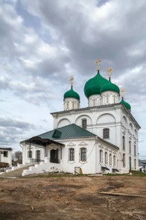 Transfiguration Cathedral in Arzamas city center, Russia, Europe
