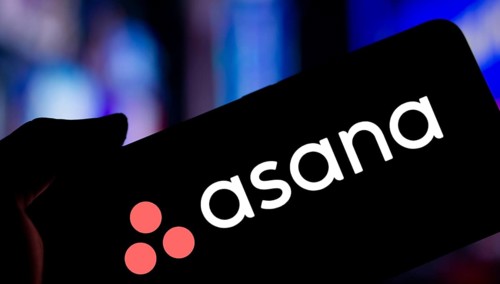 Dhaka, Bangladesh- 09 Nov 2024: Asana logo is displayed on smartphone