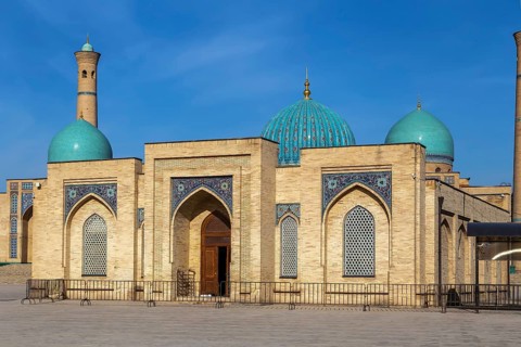 Historical Muyi Muborak Madrasah, Tashkent. Uzbekistan