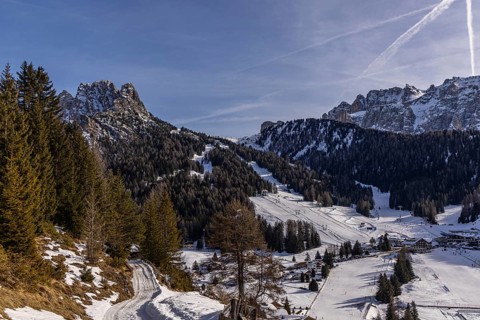 Way of the Cross in Vallunga near Selva di Val Gardena, South Tyrol, Italy, Europe
