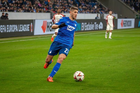 Football UEFA Europa League, 2024/25 season, matchday 4: TSG Hoffenheim v Olympique Lyon. Picture: