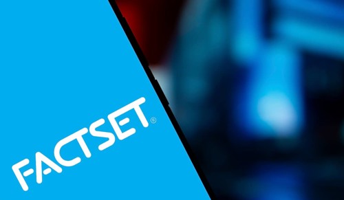 Dhaka, Bangladesh- 09 Nov 2024: Factset logo is displayed on smartphone