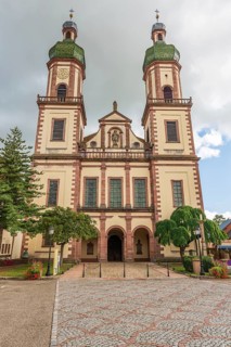 St Maurice abbey church in Ebersmunster in Alsace. France
