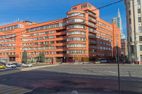 MOSCOW, RUSSIA, OCTOBER 2, 2016: The building of the Ministry of Agriculture of the Russian