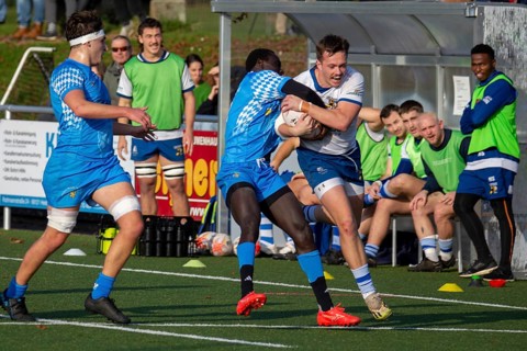09.11.2024, Rugby 1st Bundesliga South/West, Season 2024/25, Matchday 7: TSV Handschuhsheim vs