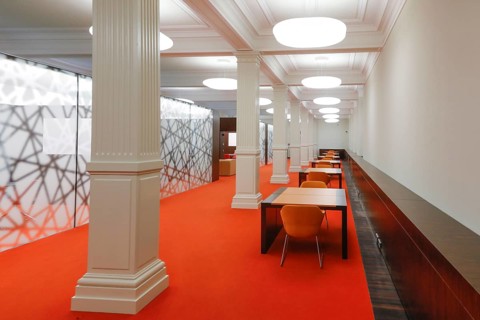 New reading room in the Berlin State Library in the Unter den Linden building The basic