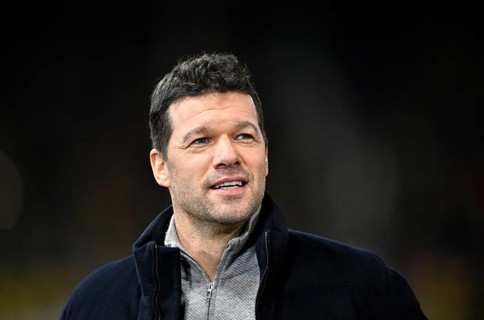 TV expert Michael Ballack DAZN, portrait, smiles, Voith-Arena, Heidenheim, Baden-Württemberg,