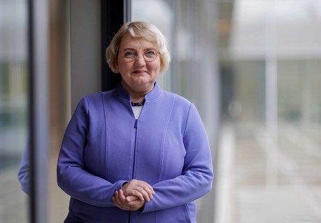 Katja Mast, First Parliamentary Secretary of the SPD parliamentary group in the Bundestag, poses