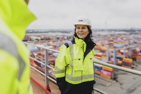 Annalena Bärbock (Bündnis 90/Die Grünen), Federal Foreign Minister, photographed during a visit to
