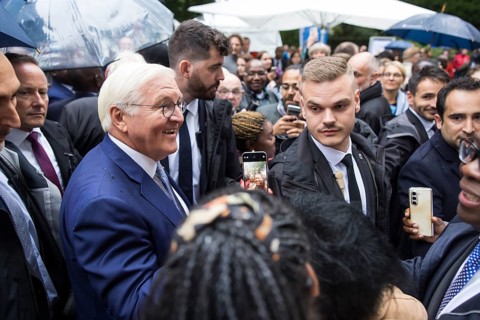Frank-Walter Steinmeier (President of the Federal Republic of Germany) at the Federal President's