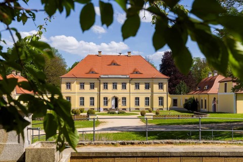 The baroque Königshain Castle is one of the two castles in the East Saxon municipality of